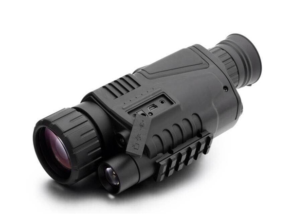 昆光P1-5X40单筒数码夜视仪全手持便携黑高清微光夜视仪望远镜
